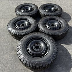(5) Brand New Mercedes Sprinter Van 18” Wheels With New BFGoodrich K02 Tires 6x130 Ineos Grenadier Dodge Sprinter