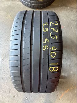 18” tire michelin 275/40/18 with free installation $100
