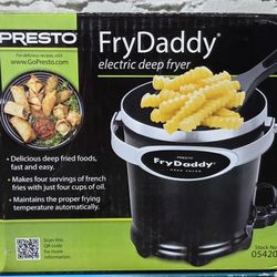 Fry Daddy Small 4 Cup Food Capacity Deep Fryer New In Box