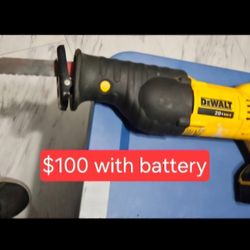 DEWALT SAW WITH BATTERY