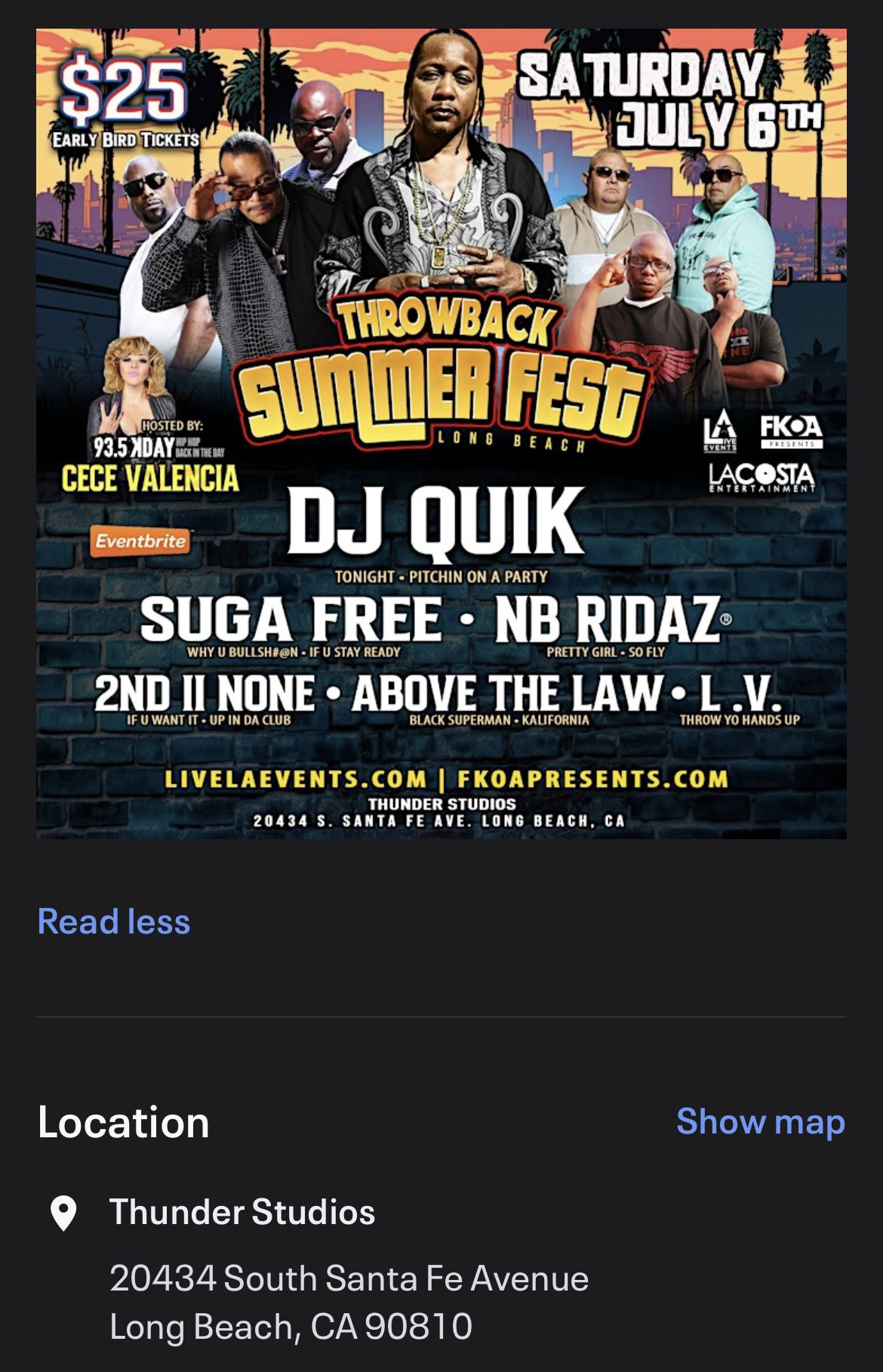 4 VIP Tickets to Throwback Summer Fest (July 6, 2024)