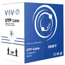 500 ft cat 6 Ethernet cable box