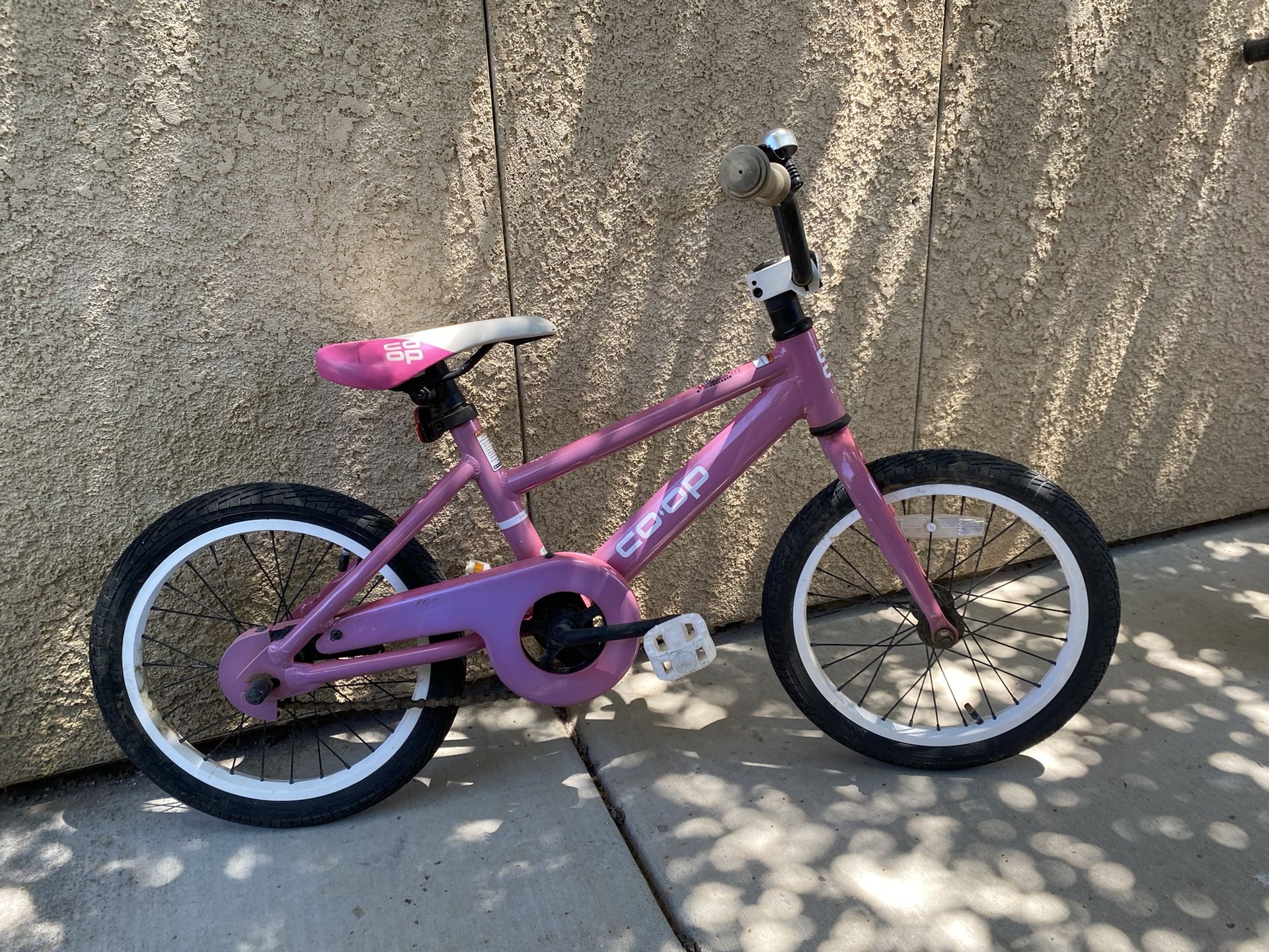 rei co op 16 bike Co-op Cycles Rev 16 Kid's Bike, Pink with removable training wheels and a low stand REI Co-op REV 16 Kids
