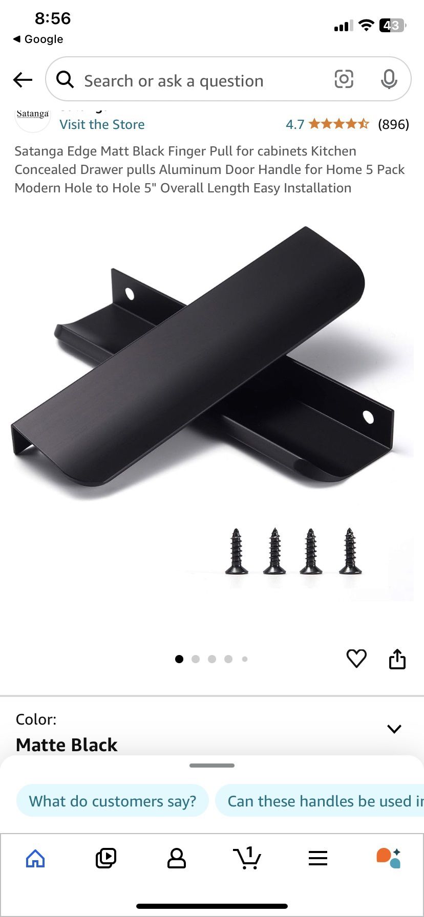 Kitchen Cabinet Handles