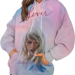 Taylor Swift Lover Hoodie Sweatshirt Sz XS