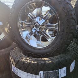 All 4 Wheels 20x9 Tires 33 Of Road