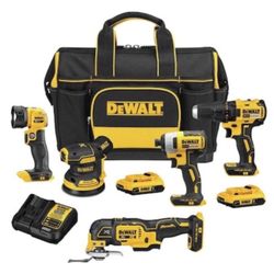 Dewalt 20v 5 Piece Brushless Combo tool kit 