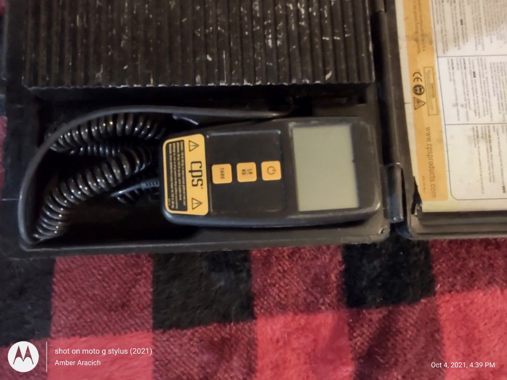 Cps Freon Charge Scale. Cc220