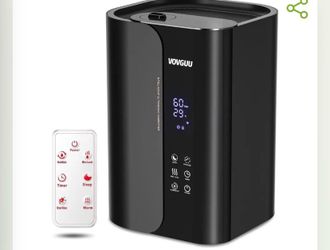 VOVGUU Top Fill 5L Ultrasonic Humidifier Cool Mist & Warm Mist for Bedroom Large Room