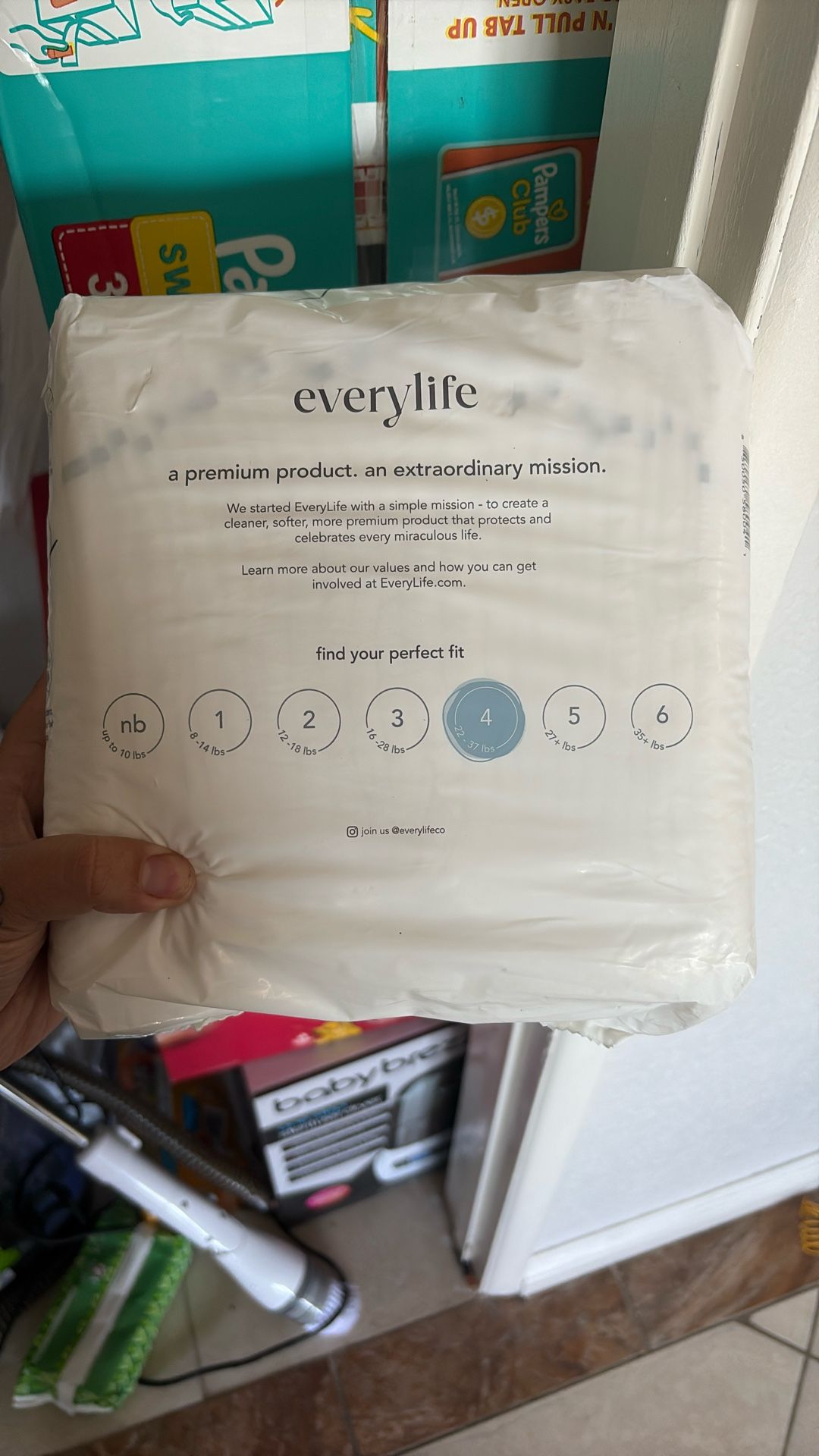 Every life Natural Pampers