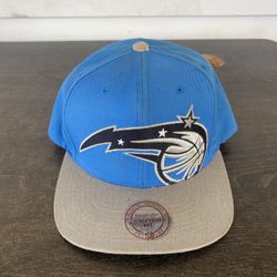 Orlando Magic XL Logo 2 Tone Grey/Blue Snapback - Mitchell & Ness