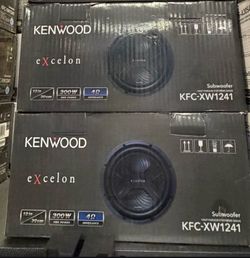 Kenwood Excelon 12” slim subwoofer