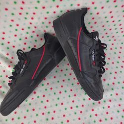 Adidas Continental 80 Red & Black Sneakers Men's Size 11.5