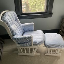 Glider Chair With Foot Rest