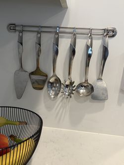 7 pc nice stainless cooking utensils