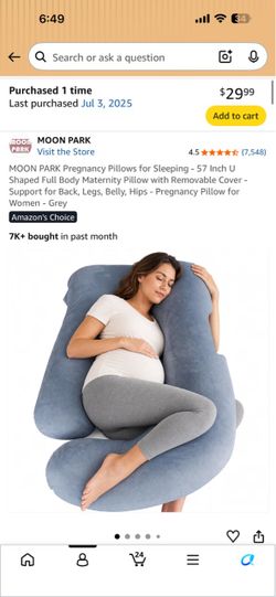 Pregnancy pillow