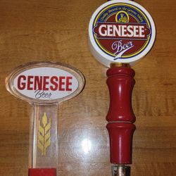 2 GENESEE beer Handles