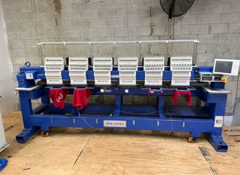 6 Head Embroidery Machine