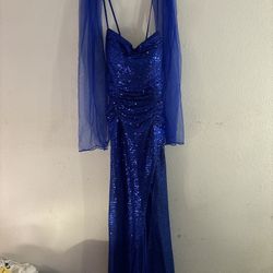 Blue Prom Dress