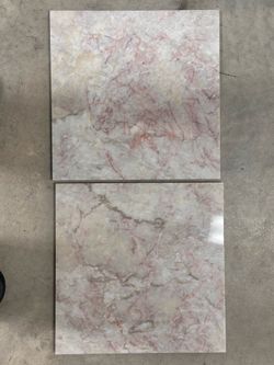 Pink marble tiles 12x12 new