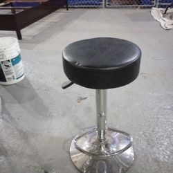Black And Chrome Bar Stool