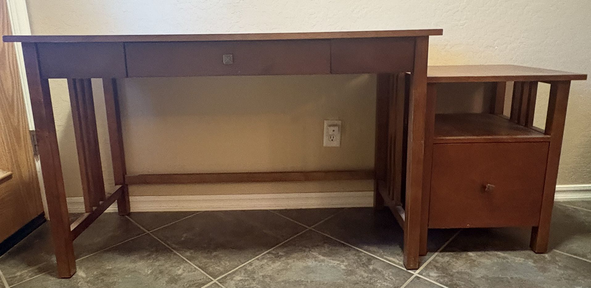 Threshold Desk and File Cabinet
