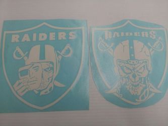 Raiders stickers
