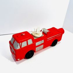 Vintage Imco Colgate Palmolive Soaky Speed Toy Fire Truck - Plastic