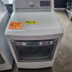 LG ThinQ Gas Dryer 7.3 Cubic Feet OZXK