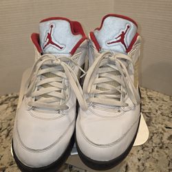 Nike Air Jordan 5 Retro Low Golf shoes Fire Red Size 11 No Box