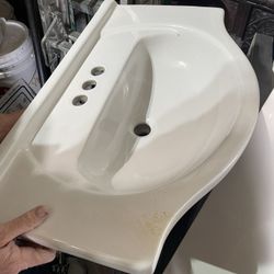 26" x 18" Kohler Memoirs White Ceramic Pedestal Bathroom Sink Basin Replacement