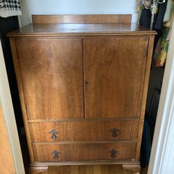 Vintage Dresser Armoire