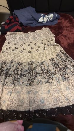 Boho Floral Skirt