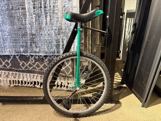 Green 24 Inch Wheel Outdoor Unicycle