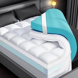 New California King Memory Foam Mattress Topper