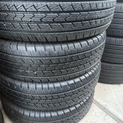 4 Semi New Tires Lt 225/75r16 🤑free Install 