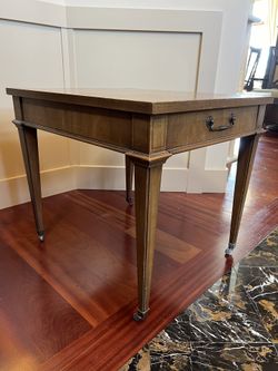 MCM Lane side table/nightstand on wheels