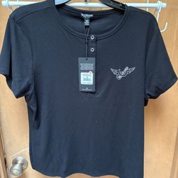 True Religion Black Shirt Size 2x
