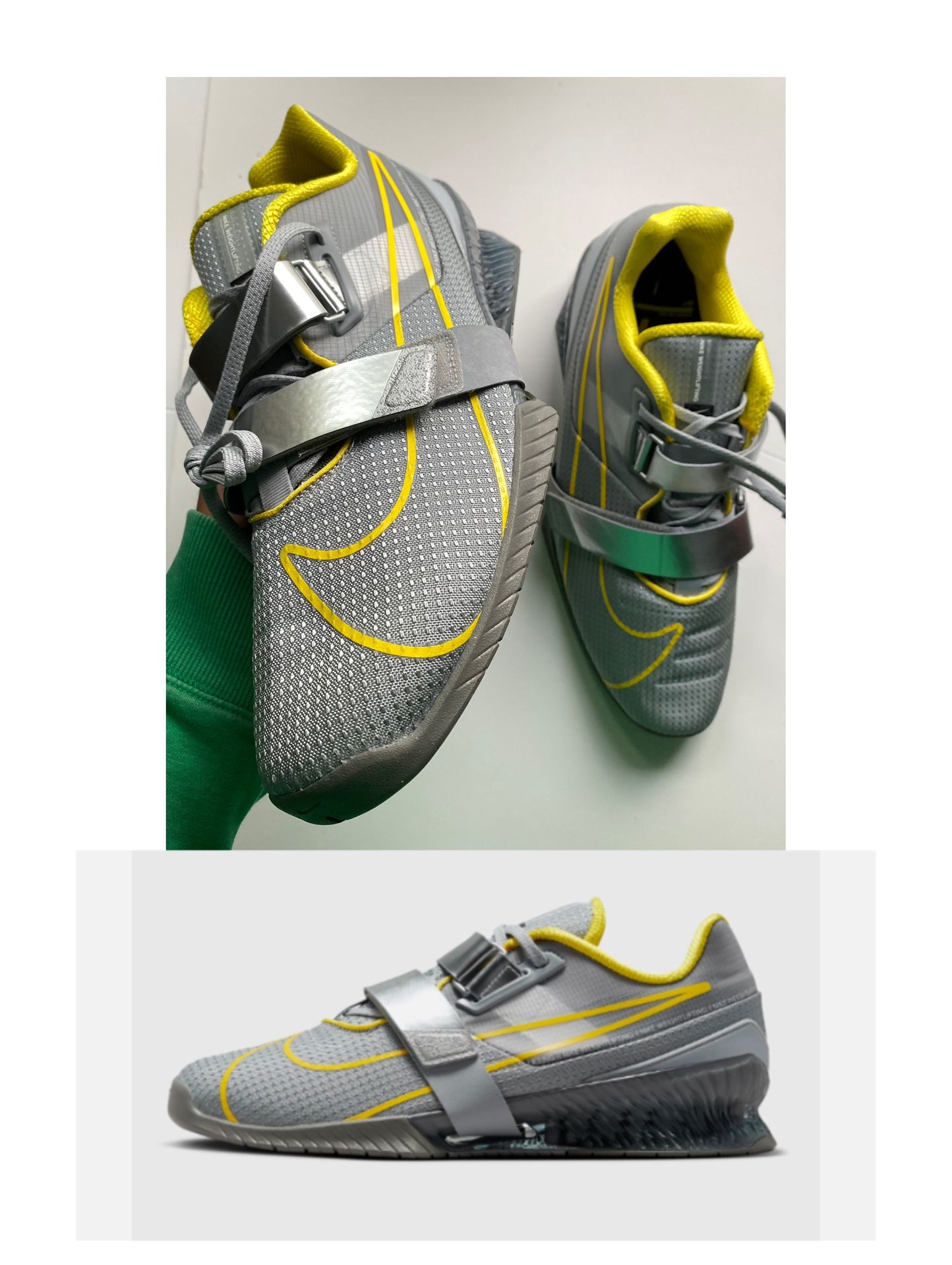 Nike Romaleos 4 SE Weightlifting Anthracite Wolf Grey, Men’s sz 13 & 15 available NEW NO Box!