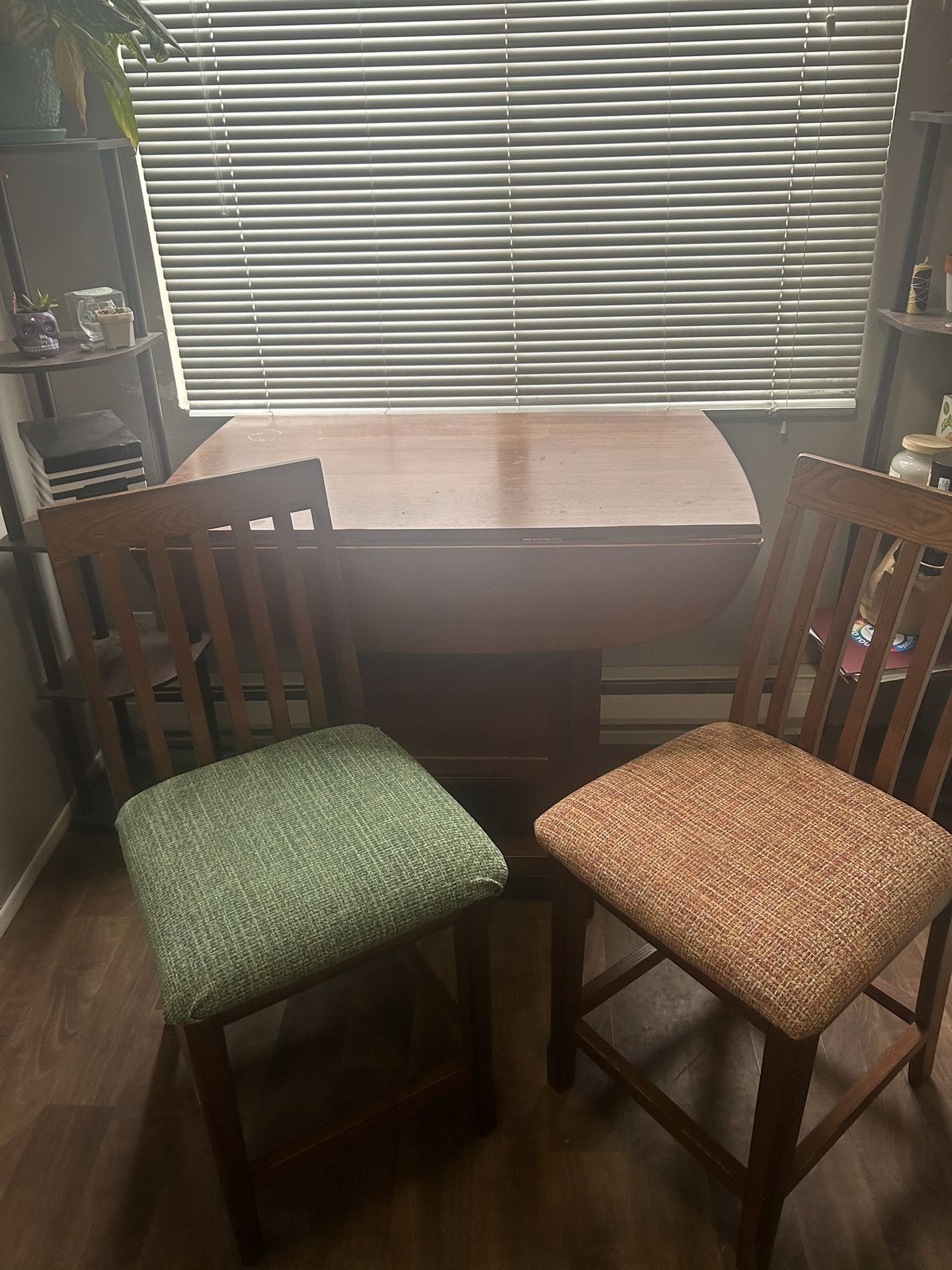 Solid Wood High-top Kitchen Table