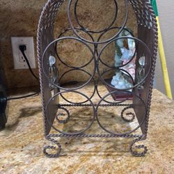 5 Bottle Counter Top Wine Rack