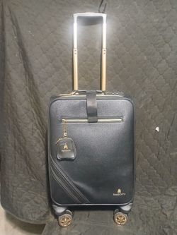 TOTE & CARRY SM LEATHER SUITCAS