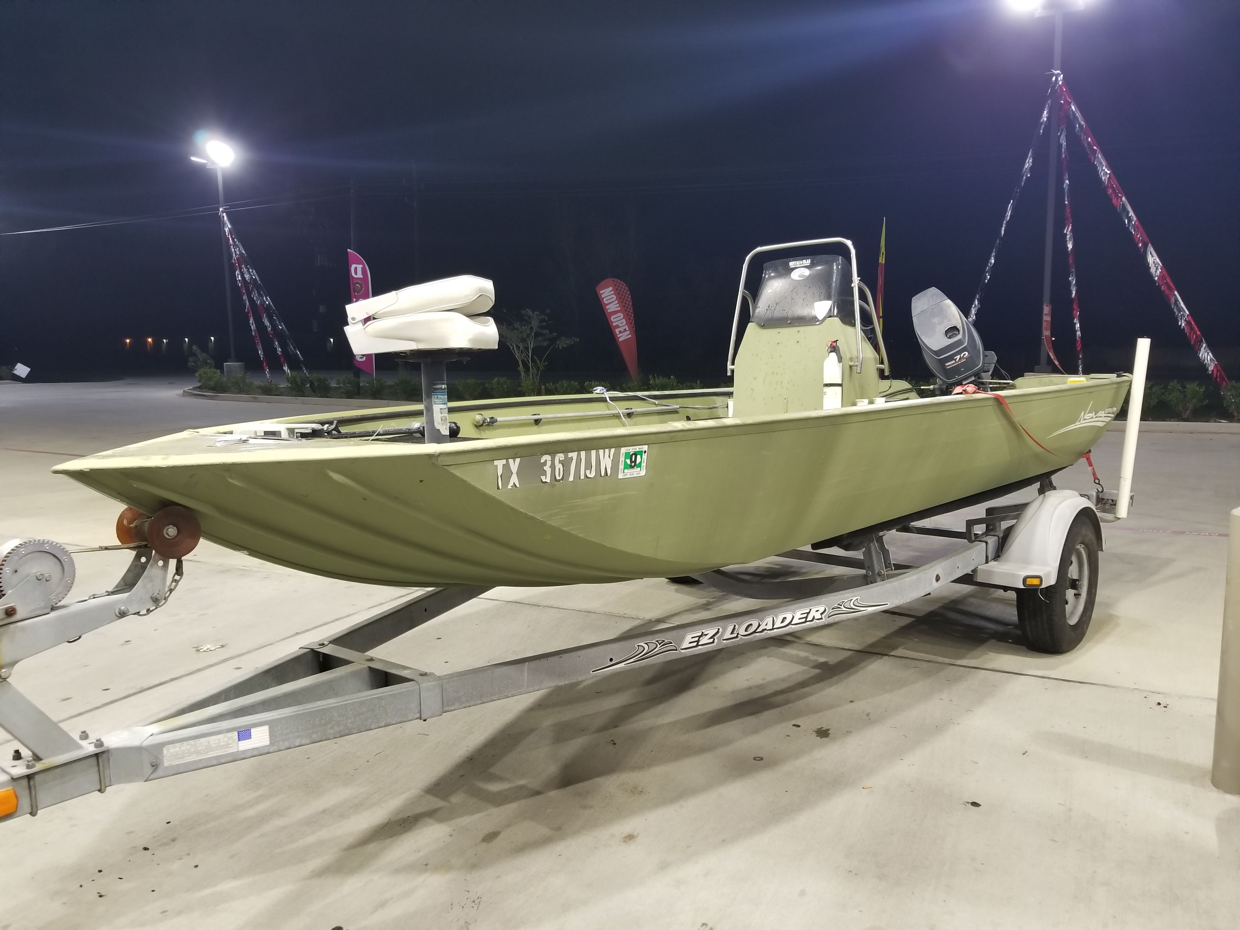 18ft all welded nova ultra jon 70hp Yamaha