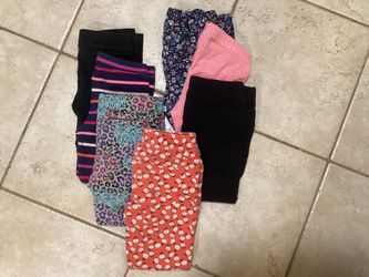 Girls Pants Size 4 (set Of 7) 
