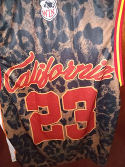 California basketball jersey mesh tank mens