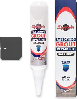 ZippySolve Fast Drying Grout Repair Kit ā Anthracite ā New