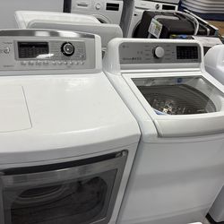 LG Topload Washer Gas Dryer