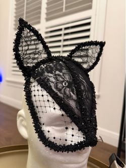Custom lace headpiece (Ariana Grande)