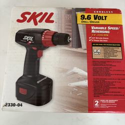 Skil 9.6 Volt Cordless Drill W/battery And Charger