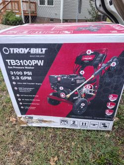 3100 PSI gas pressure wash
